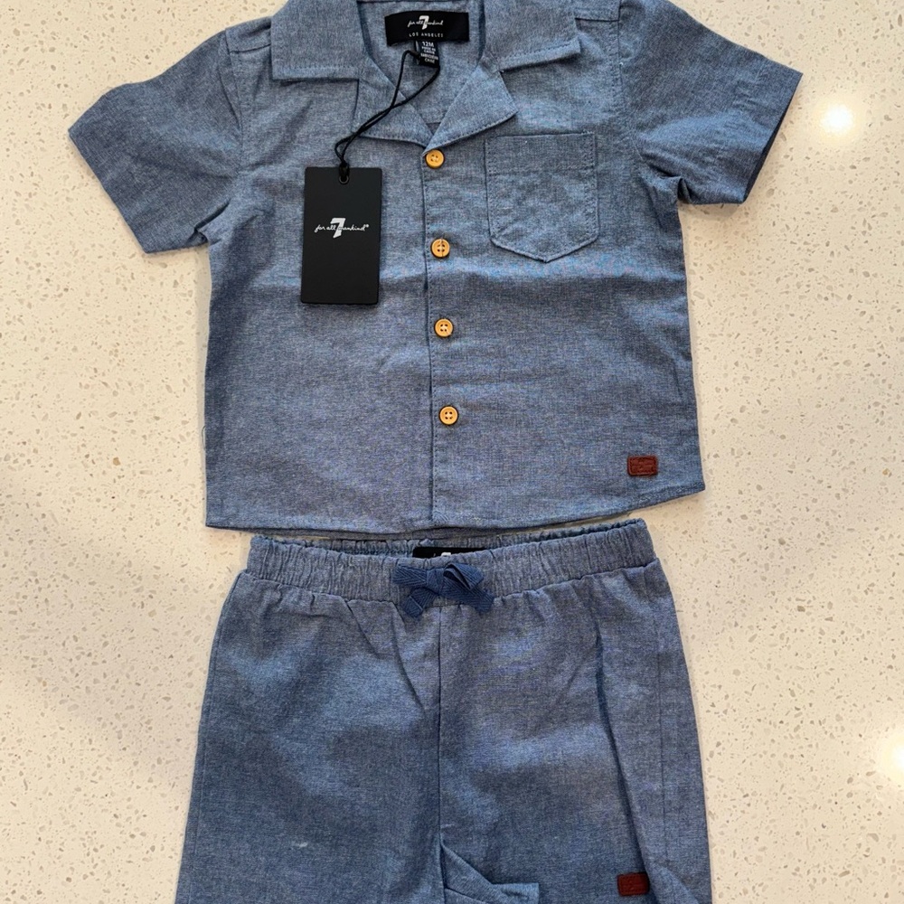 7 For All Mankind Outfit 12mo